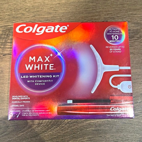 Colgate max white - white, teeth