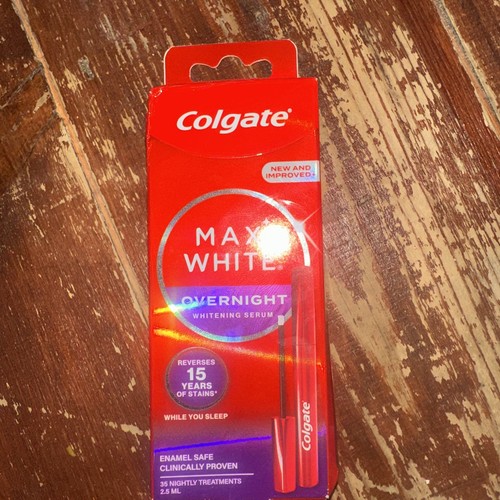 Colgate max white - white, overnight