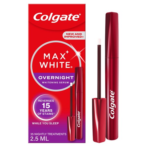 Colgate max white overnight - max,