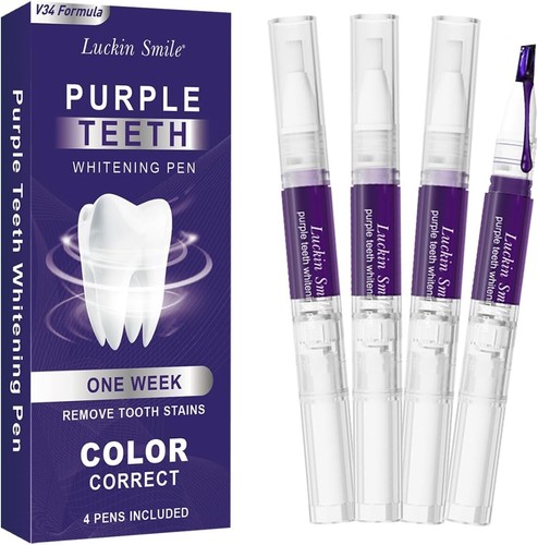 Purple teeth whitening pen - x,