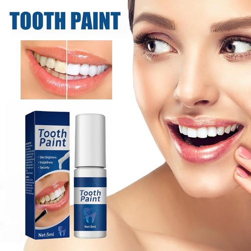 Instant teeth whitening paint - teeth,